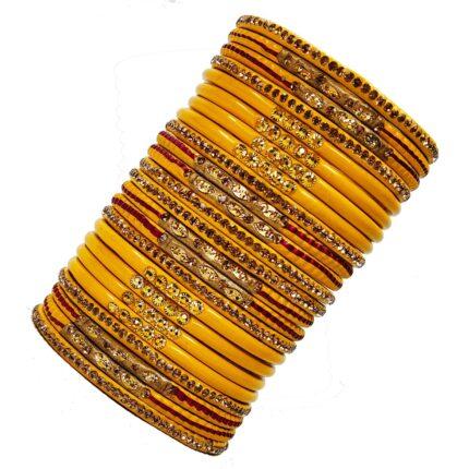 Muzaffarpur Famous Lahthi Set Tejab-Yellow pack of 24